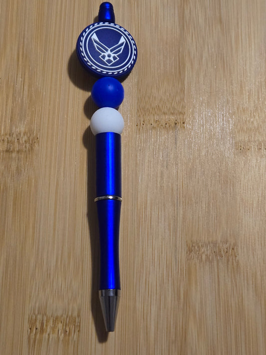Beaded Pen with Air Force focal