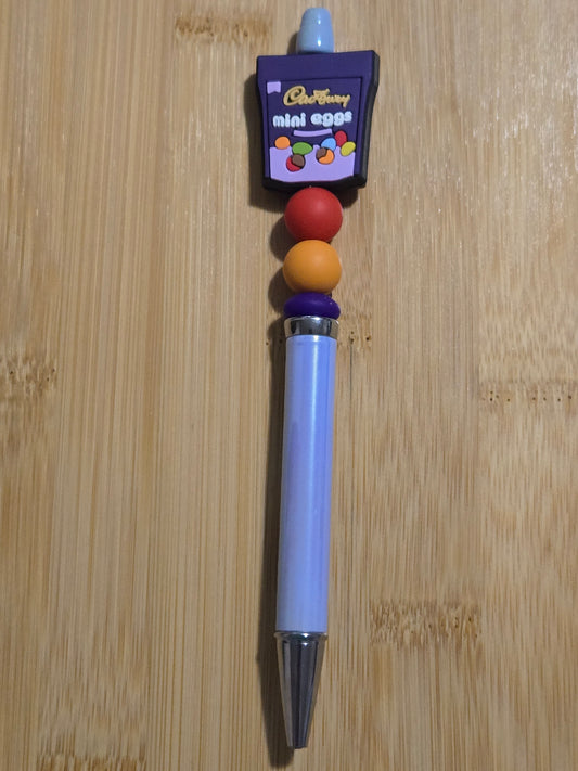 Easter Beaded Pen with Cadbury focal