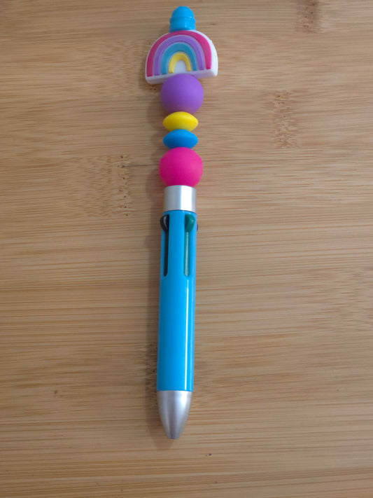 Custom Beaded Multicolored Pens
