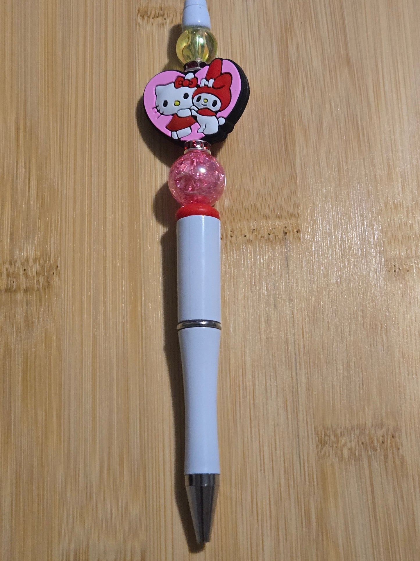 Beaded Pen with HK focal