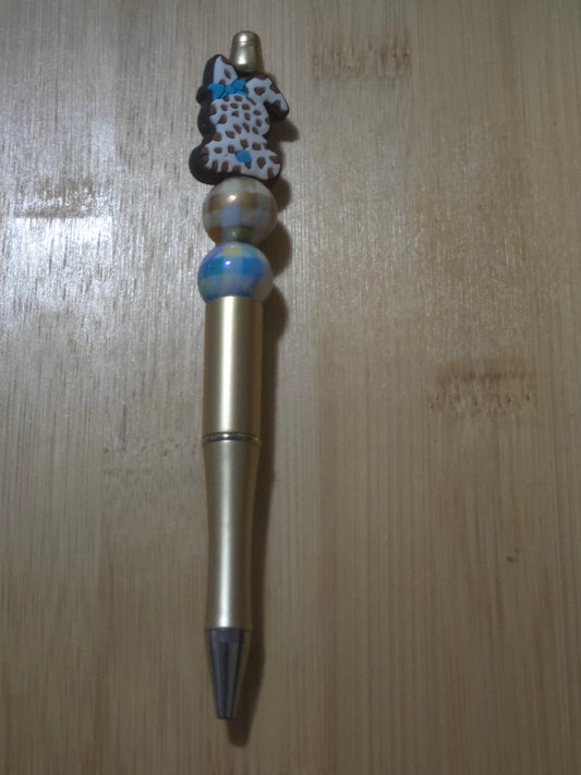 Easter Beaded Pen with "Bunny" focal