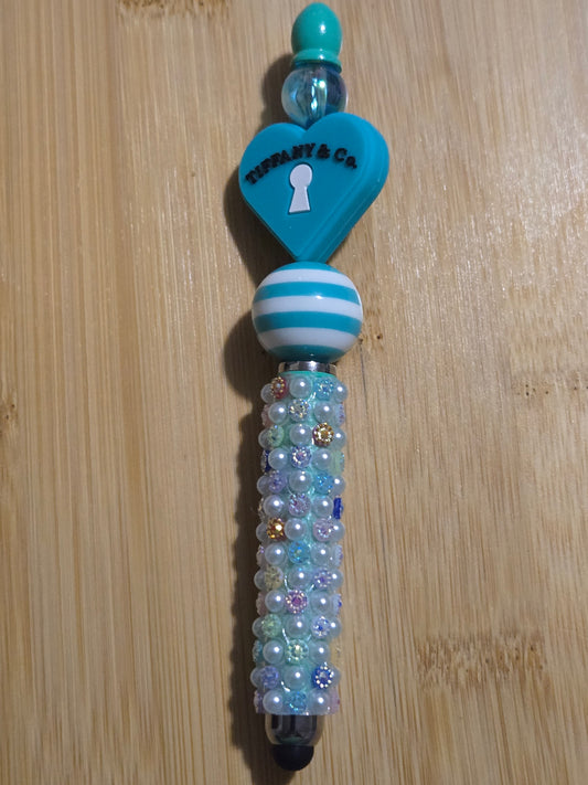 Custom Beaded Stylus and Pen in One