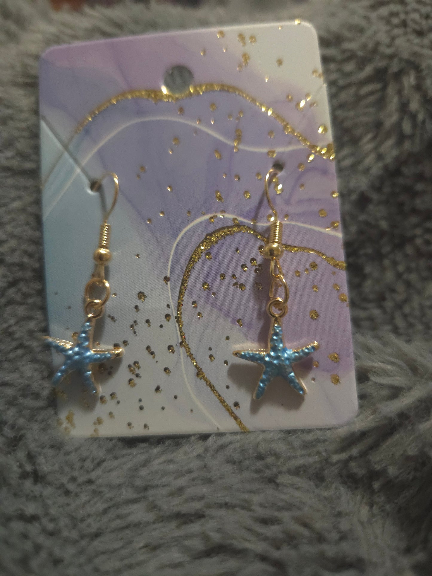 Dangle Starfish Earrings