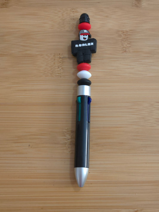 Custom Beaded Multicolored Pens