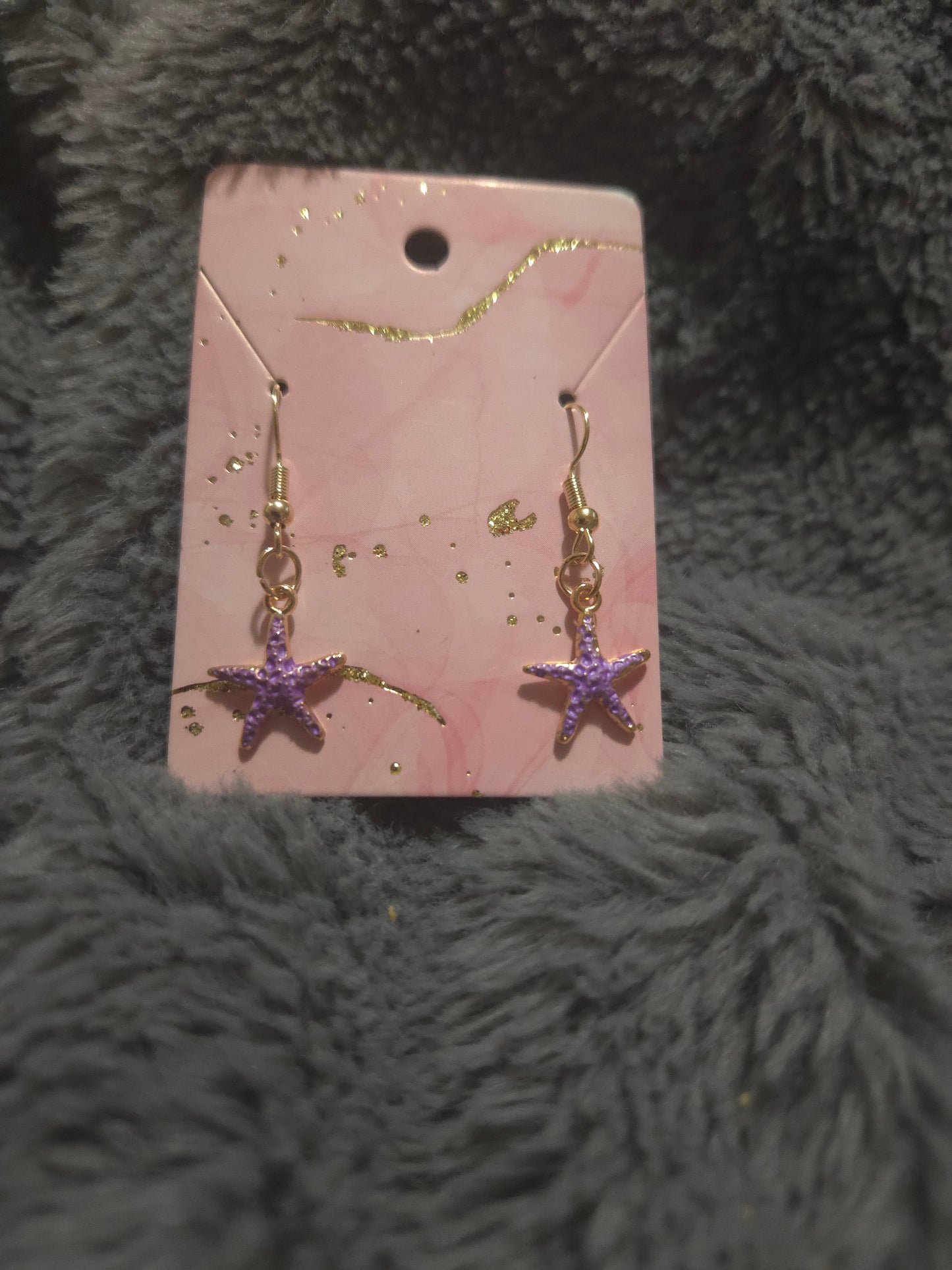Dangle Starfish Earrings