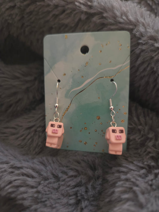 Mine Pig Earrings