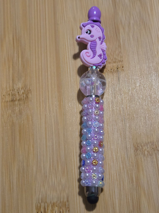 Custom Beaded Stylus and Pen in one