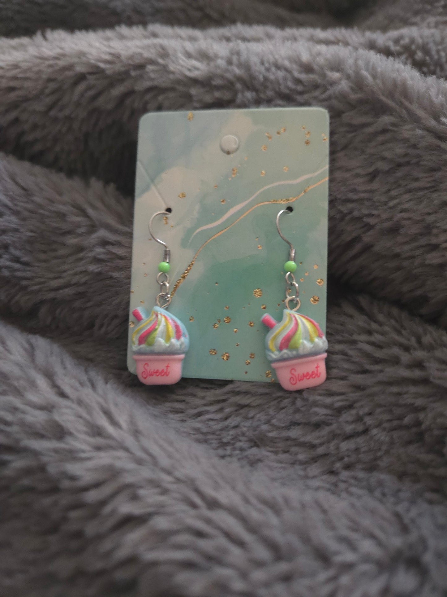 Cupcake Dangle Earrings