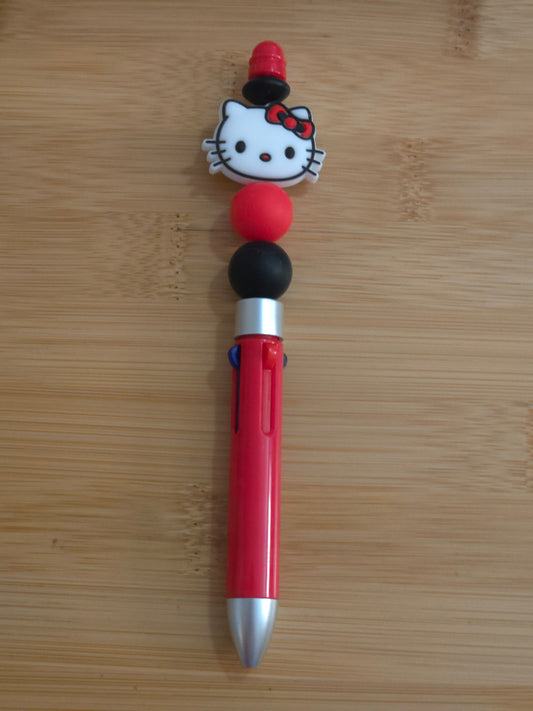 Custom Beaded Multicolored Pens