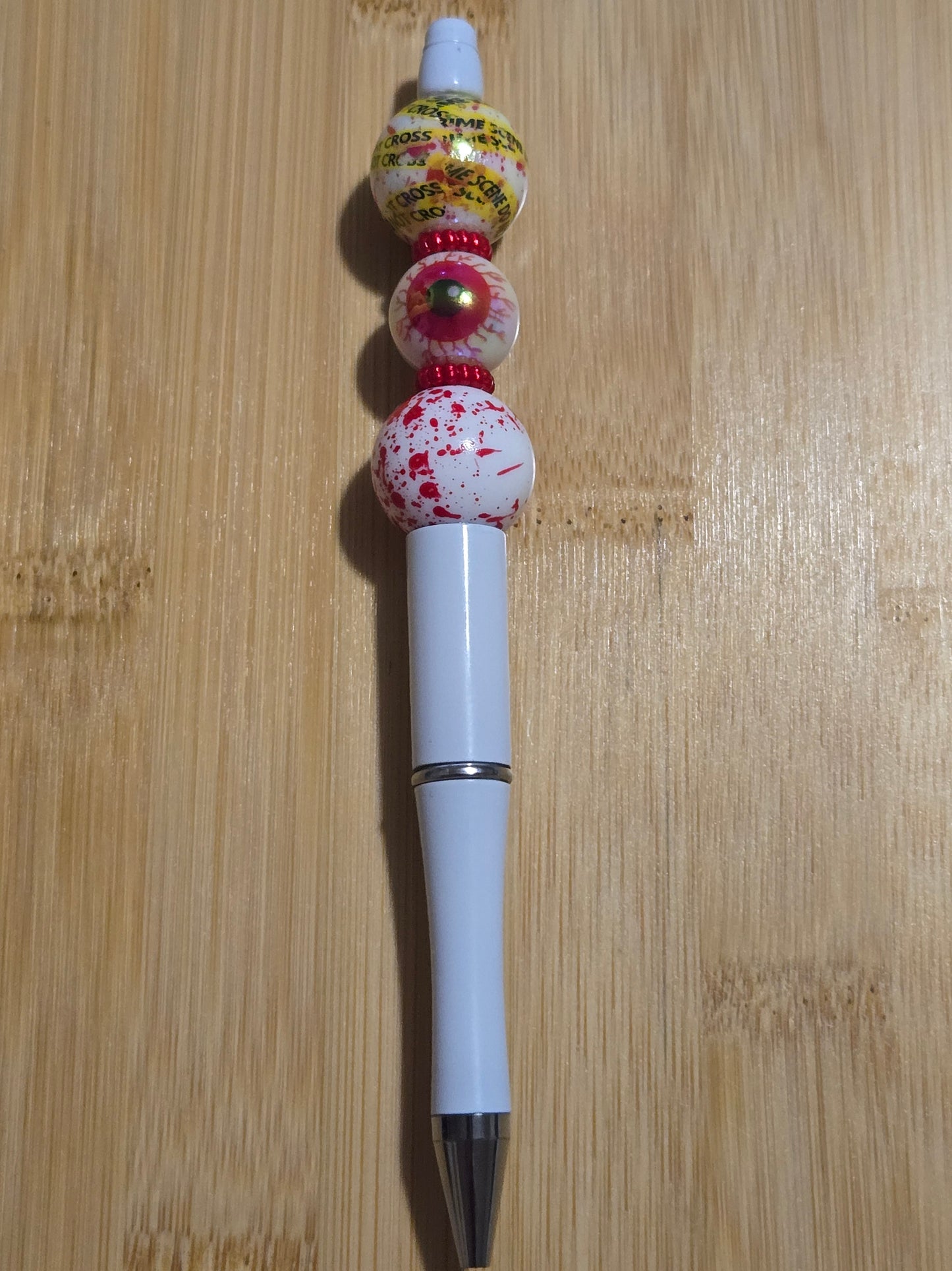 Crime Scene Beaded Pen
