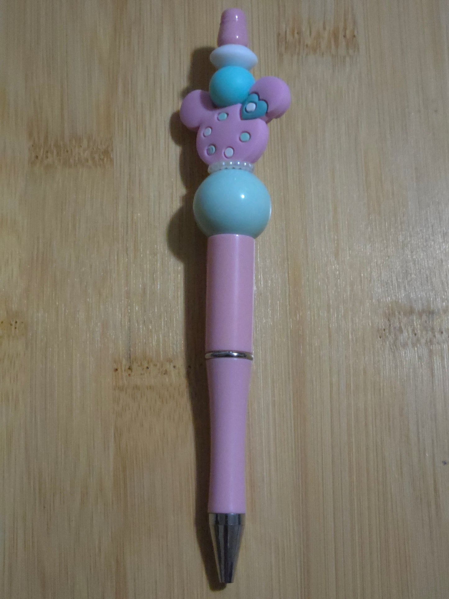 Beaded Pen with Minnie focal